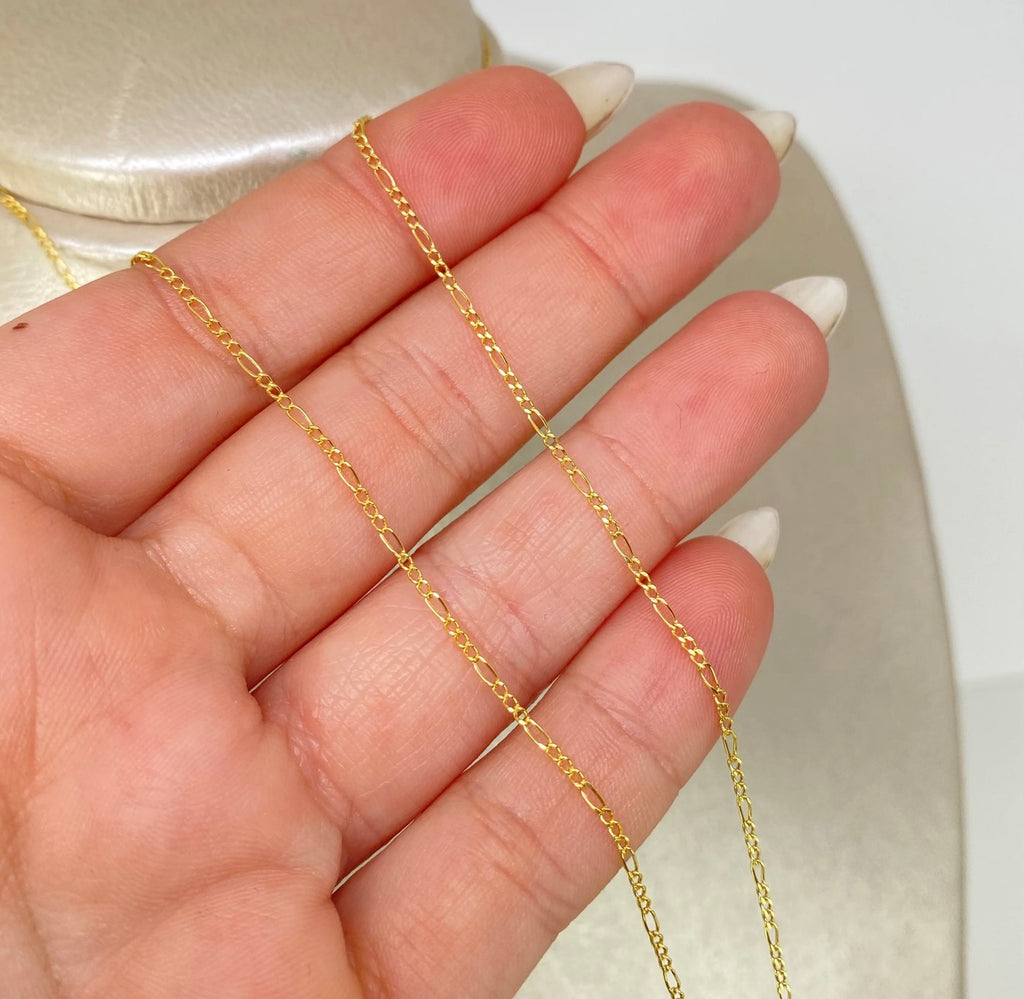 Cadena • tres por uno 3X1 Oro amarillo 18K / 1,03 GR / 1,2 MM / 45 CM *