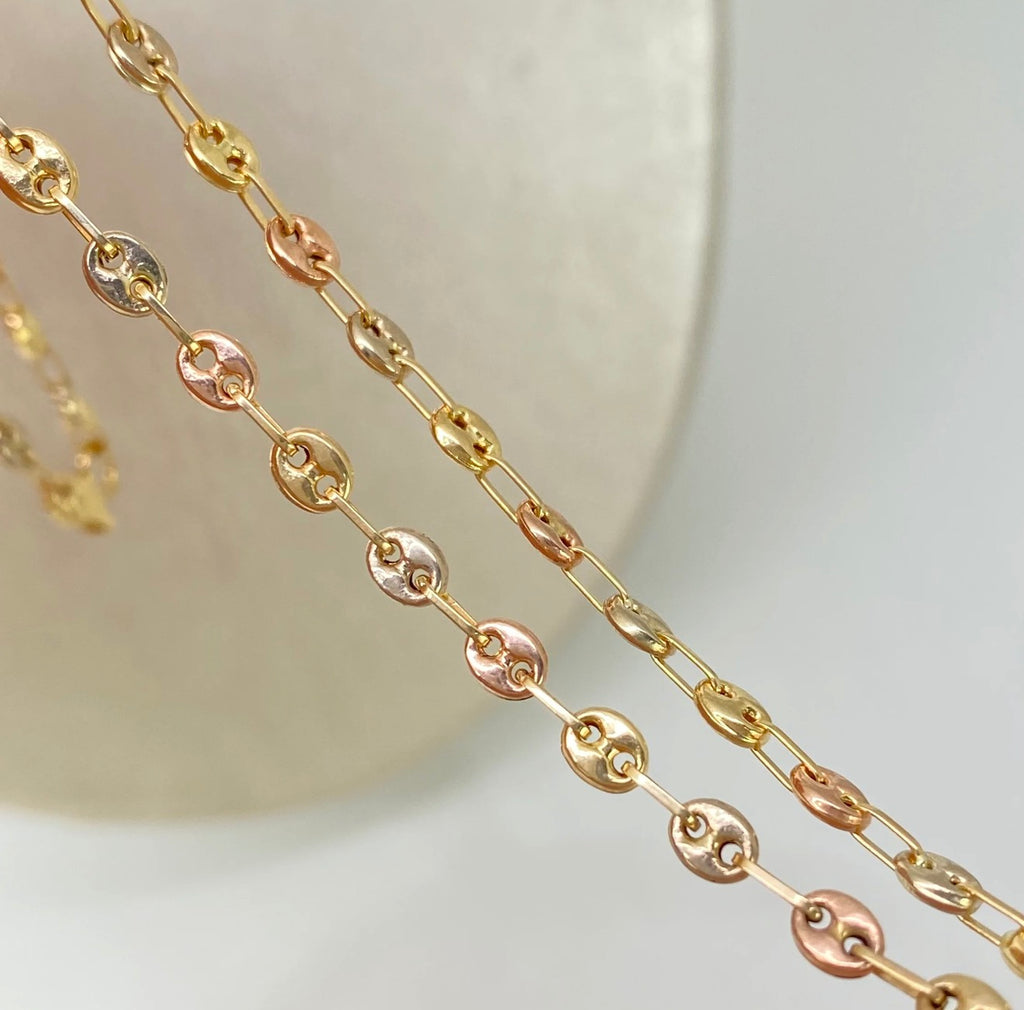 Cadena Tres Oros 18K 6.31 g /3.3 mm / 60 cm