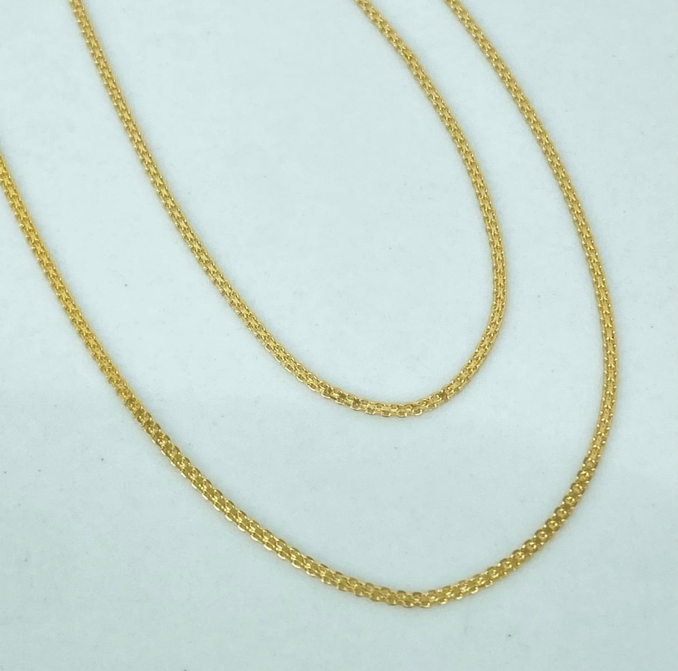 Cadena • China Oro amarillo 18K / 1,35 gr / 1 MM / 40 CM *