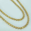 Cadena militar diamantada Oro amarillo 18K +1 / 27,85 gr / 3.8 mm / 73 cm *