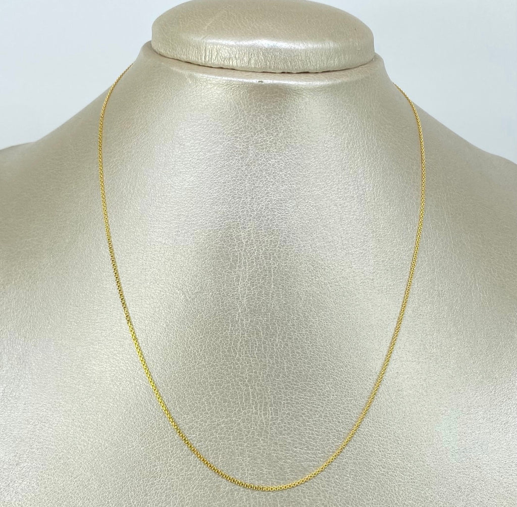 Cadena • China Oro amarillo 18K / 1,35 gr / 1 MM / 40 CM *