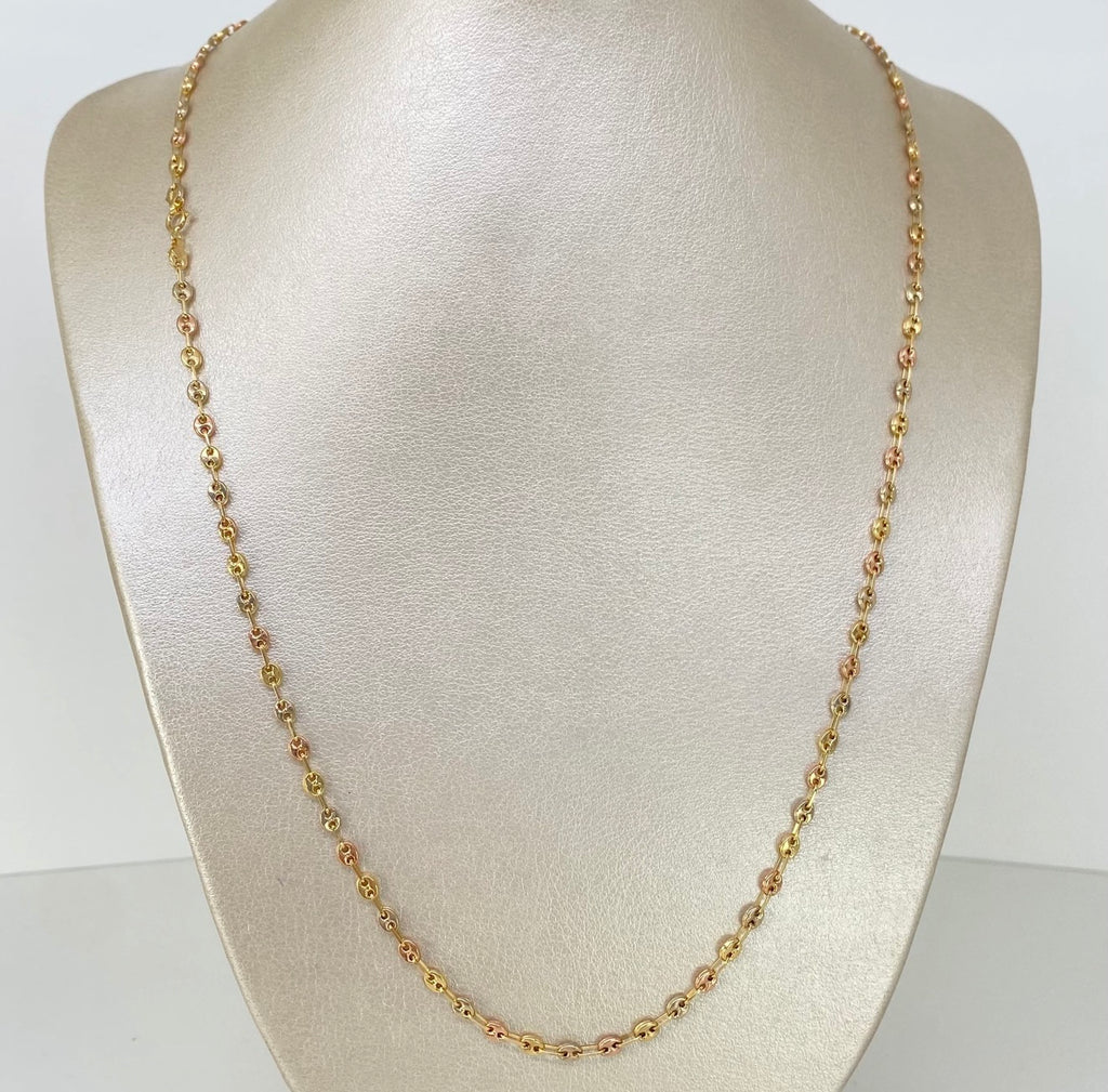 Cadena Tres Oros 18K 6.31 g /3.3 mm / 60 cm
