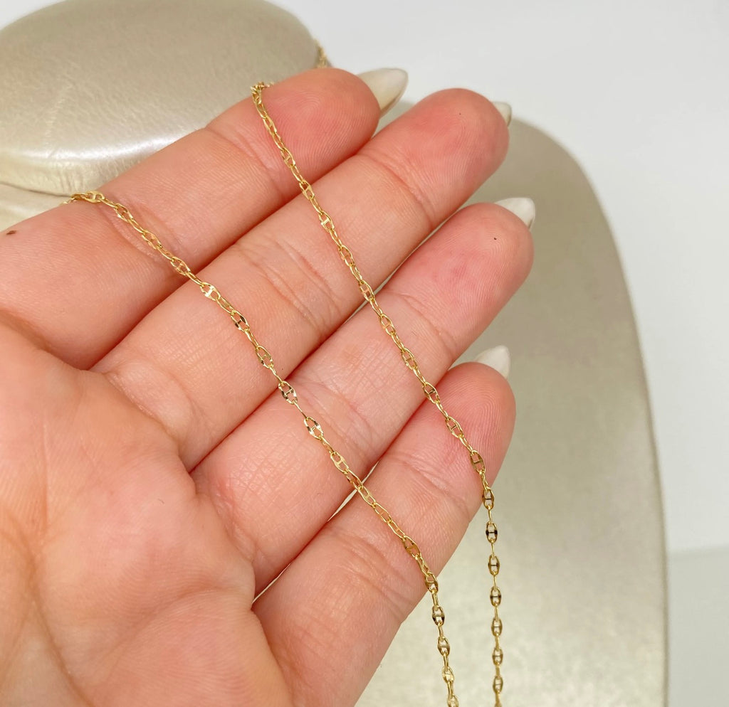 Cadena • GC Italy Oro amarillo 18K +1 / 1,1 GR / 1,5 MM / 45 CM *