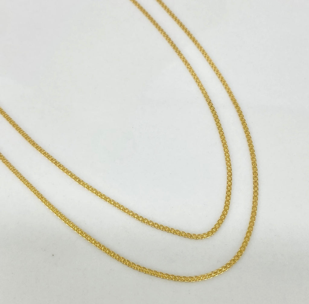 Cadena • China Oro amarillo 18K / 1,4 gr / 1 mm / 40 cm *+