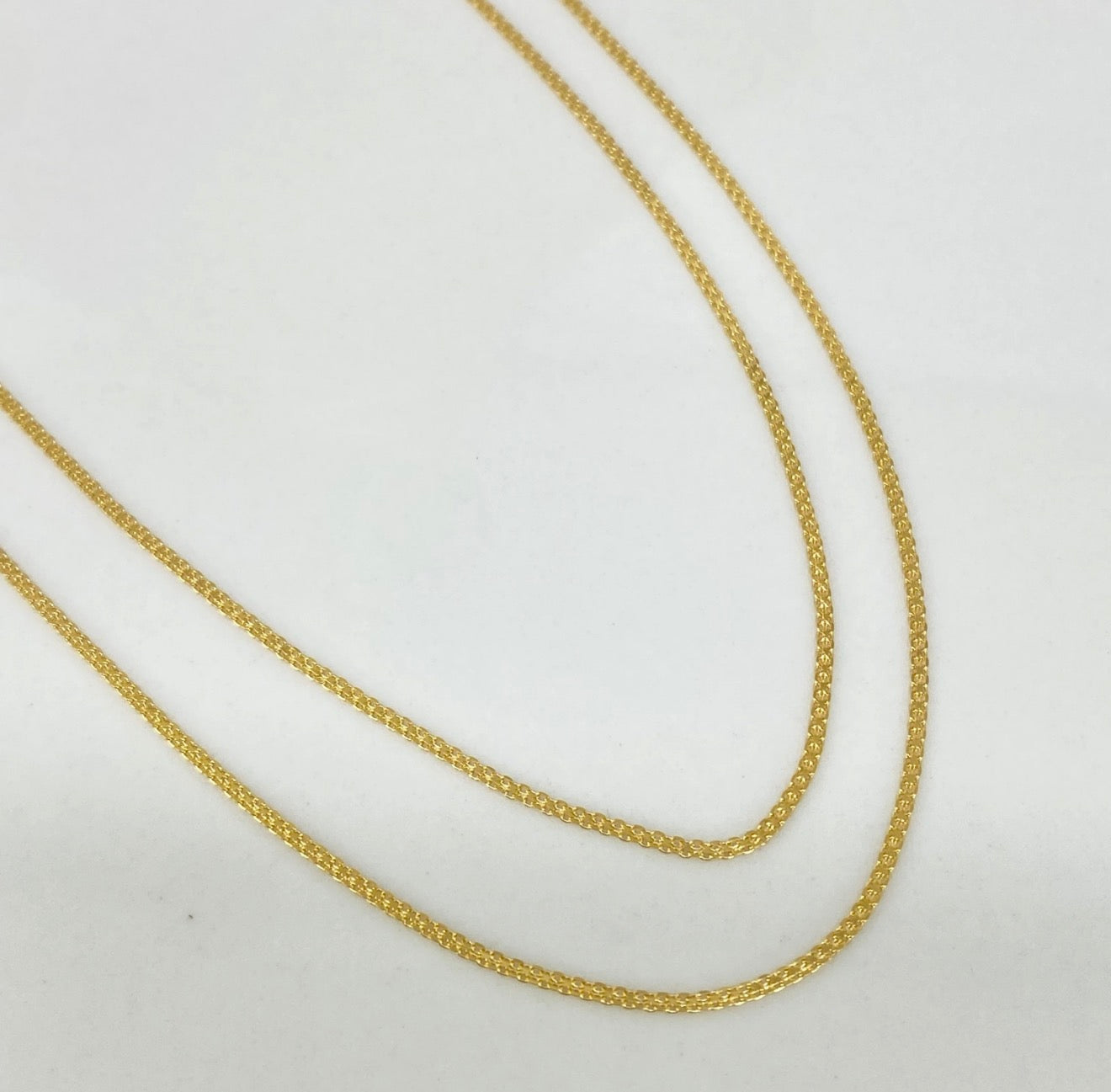 Cadena • China Oro amarillo 18K / 1,4 gr / 1 mm / 40 cm *+