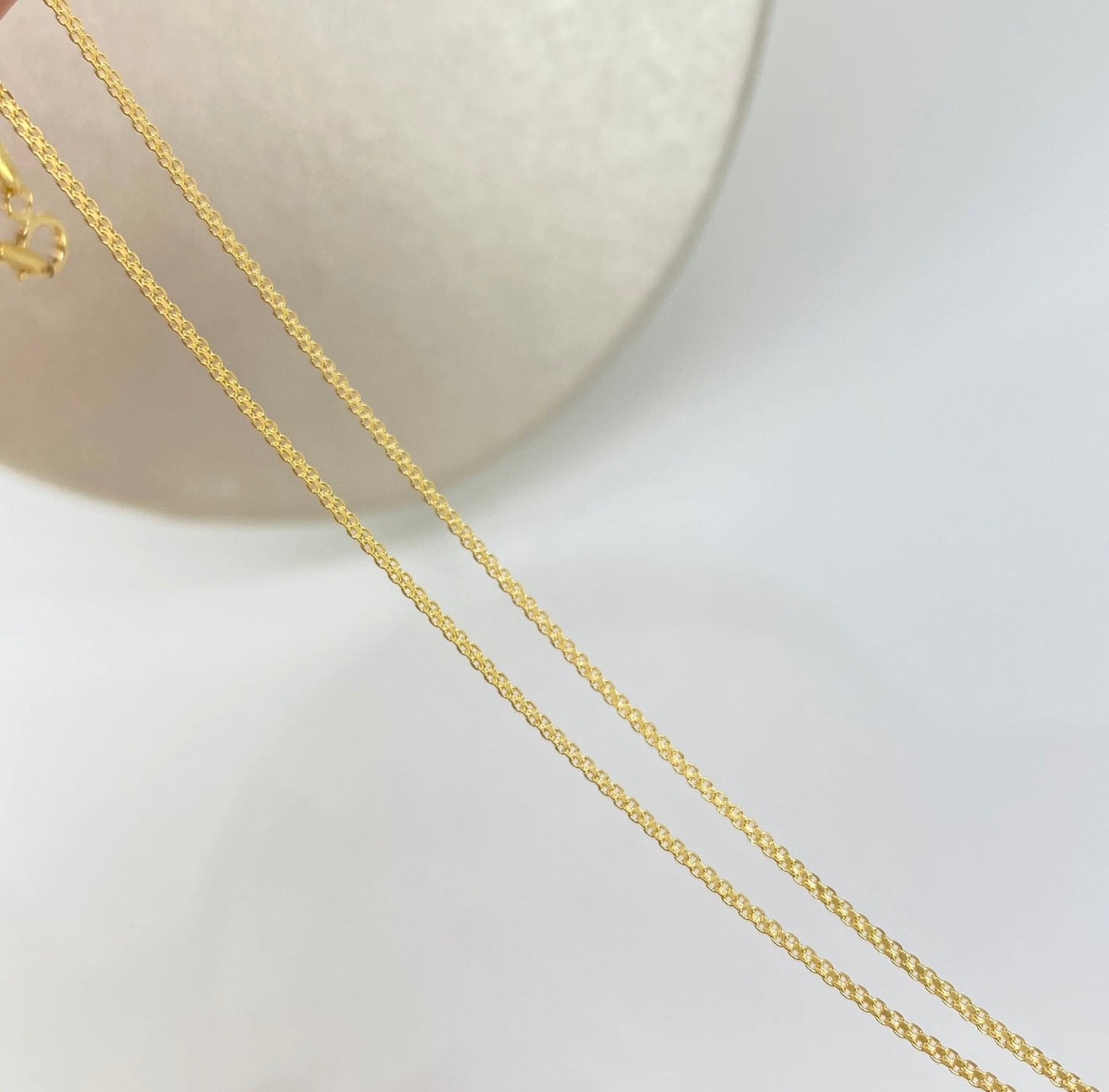 Cadena • China Oro amarillo 18K / 1,4 gr / 1 mm / 40 cm *+