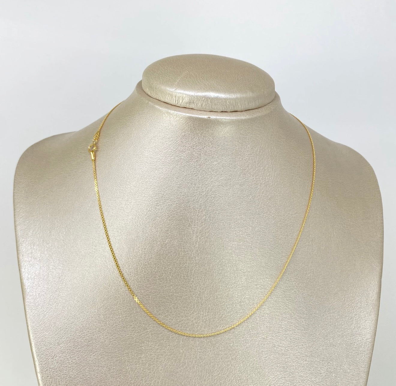 Cadena • China Oro amarillo 18K / 1,4 gr / 1 mm / 40 cm *+
